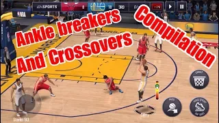 Best Ankle breakers and Crossovers compilation ft: Curry Irving LBJ AD Westbrook | NBA Live Mobile |