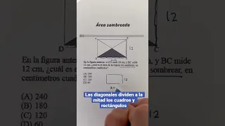 Propiedades de rectángulos y cuadros con la diagonal.