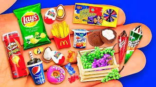 36 DIY MINIATURE FOOD 〜 BIG COLLECTION OF REALISTIC MINIATURES