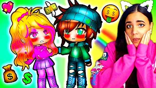 The RICH Girl That Fell In Love With A POOR Boy 🤑💸💰 Gacha Club Mini Movie Love Story Reaction