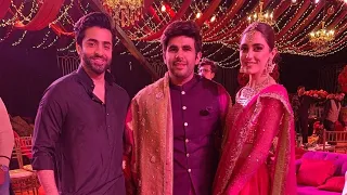 Maya Ali And sheheryar Munawar siddiqui dance on maya ali brother wedding | Sheheryar munawar dance