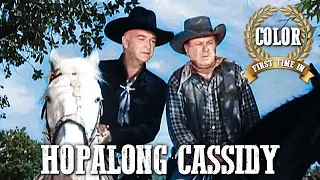 Hopalong Cassidy - Borrowed Trouble | EP01 | COLORIZED | William Boyd