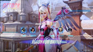 Overwatch XBOX ONE - Competitive Pink Mercy On Nepal  - Season 28