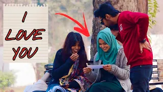 D0UBLE MEANING LOVE LETTER PRANK || BY AJ-Ahsan ||