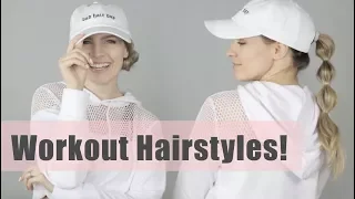 Easy & Quick Workout Hairstyles Tutorial - KayleyMelissa