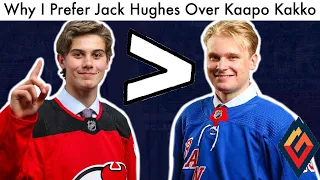 Why I Prefer Jack Hughes Over Kaapo Kakko... (NHL Draft Prospect NY Rangers/NJD Ranking Talk 2020)