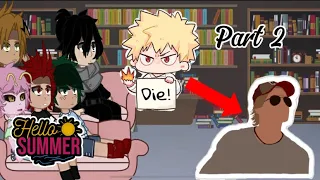 MHA reacts to Bakugou as JJ / Part 2/2