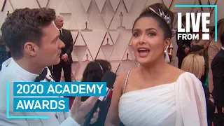 Salma Hayek Celebrates Antonio Banderas' Oscar Nomination For Him | E! Red Carpet & Award Shows