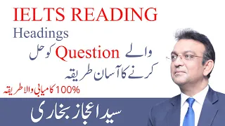 IELTS READING: Headings #english #syedejazbukhari #communicationskills #ieltspreparation #ielts