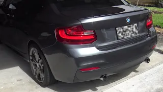 2015 bmw m235i cold start (all stock with M Performance Exhaust)
