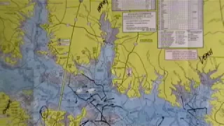 Sam Rayburn north end Harvey Creek, Amber Forest and 147 bridge area   video order #7