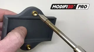 Threaded insert setting with Modifi3D Pro : 3D Print Finishing Tool