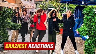 Craziest Reactions EVER!! Try Not To Laugh!! Bushman Prank