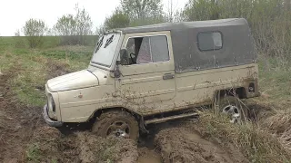 Possibilities of the Soviet SUV LuAZ-969 off-road. It's an off-road monster!!!