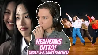 DANCER REACTS TO NewJeans (뉴진스) 'Ditto' Official MV (side A & B) & Dance Practice