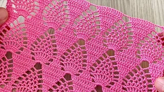 GORGEOUS and DAZZLING Crochet Shawl, Blouse, Runner and Cover Pattern/ Latest Patterns