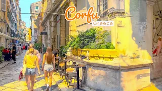 Corfu, Greece 🌴 | September 2023 | 4K 60fps HDR Walking Tour