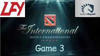 LFY vs Liquid  - Game 3 - TI 7 - LB Final - Highlights