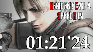 【Resident Evil 4】New Game Pro Speedrun - 01:25'48 (IGT) / 01:21'24 (LRT)