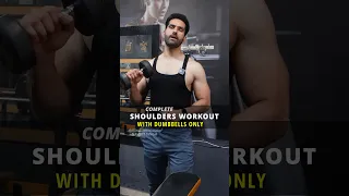 🏋️‍♂️ Shoulder Workout With DUMBBELLS ONLY! #shorts