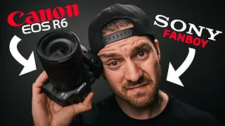 Will He SWITCH? Sony Fanboy Shoots with The Canon EOS R6!