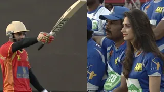 Karnataka dugout applauds Prince's dashing innings vs Karnataka Bulldozers | Telugu Warriors | CCL