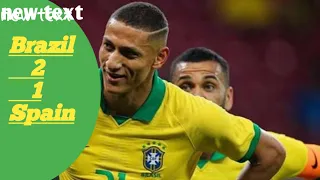 Olympic men's football final 2020 Brazil vs Spain full highlights