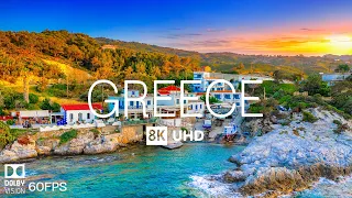 GREECE 8K Video Ultra HD With Soft Piano Music - 60 FPS - 8K Nature Film