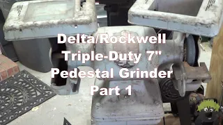 Rockwell Delta Pedestal Grinder Part 1