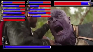 AVENGERS INFINITY WAR Final Battle With Healthbars