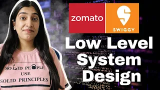 Swiggy/Zomato Low Level System Design | Whiteboard explanation, UML, Code in Detail