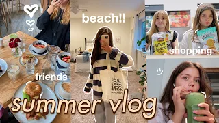 FIRST WEEK OF SUMMER VLOG 2023 🌺 beach day, friends, shopping, hauls, and more :)