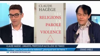 Claude Hagège présente « Les religions, la parole et la violence »