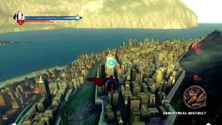 Superman DESTROYS Metropolis! Superman Returns Free Roam Flying!