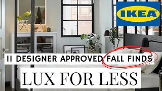 These 11 IKEA LUXURY FALL FINDS are SHOCKINGLY AFFORDABLE & PERFECT FOR FALL DECORATING