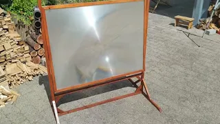 DIY Wood Frame For TV Fresnel Lens