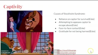 Intro to Psych-Stockholm Syndrome in Beauty and the Beast