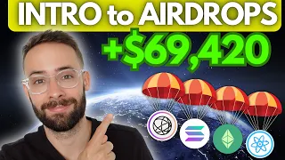 Crypto Airdrops for Beginners [Earn $$$$ in 2024]