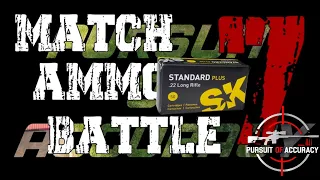 CZ 457 MTR MATCH AMMO BATTLE, PART 7: SK STANDARD PLUS ACCURACY TESTING AT 50 YARDS