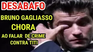 EMOCIONANTE! Bruno Gagliasso CHORA ao falar de CRIME contra TITI