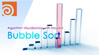 Houdini Tutorial - Bubble Sort Animation - Algorithm Visualization