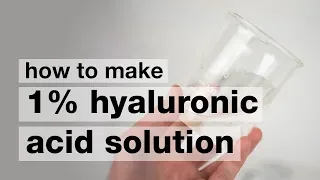 How to Make a DIY 1% Hyaluronic Acid Solution // Humblebee & Me