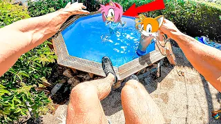 FNF Below The Depths Got Me Like Sonic VS Amy || Friday Night Funkin' VS Sonic Drowning Sink Song