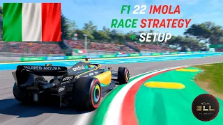 F1 22 | IMOLA| HOTLAP | RACE STRATEGY + SETUP!