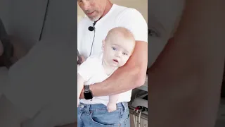 Baby Gets Her First Chiropractic Adjustment! #shorts #babycare #chiropractic