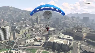 GTA V ONLINE - Paraglider com micro SMG