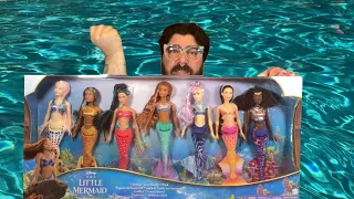 Unboxing the Little Mermaid 2023 sister pack!