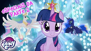 My Little Pony em português 🦄 S4 Parte 2 Especiais | Amizade é Mágica