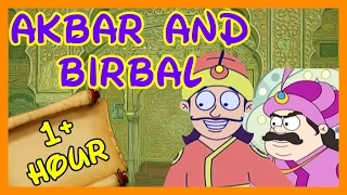 Akbar Birbal Moral Stories || 1+ Hour || Animated Hindi Stories for Kids