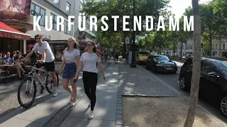 [4K] Day walk at Kurfürstendamm, Berlin, Germany (Kudamm Walking Tour)